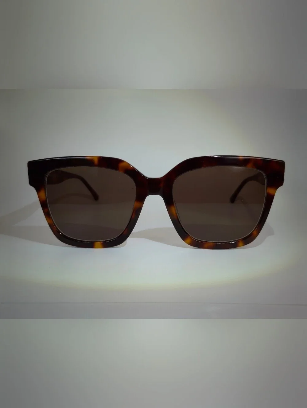 Itenerary. Tortoiseshell Square Sunglasses Bold Brow.
